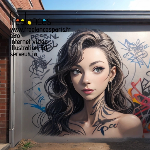 Pao mise en page internet vidéo illustration 3d serveur IA générative AI freelance paris studio de création magazines Y4Q5Y650